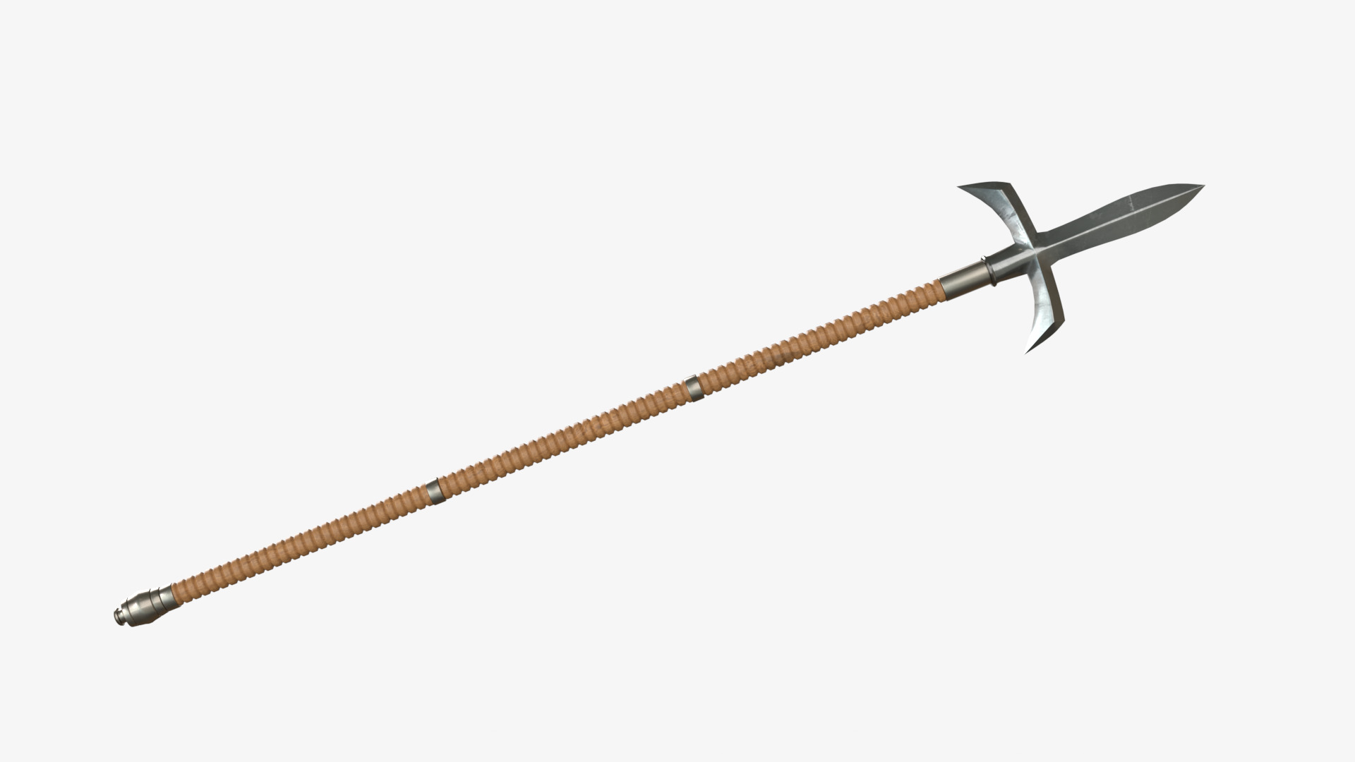 Japanese Spear Kama Yari 4 colors 3D model_2