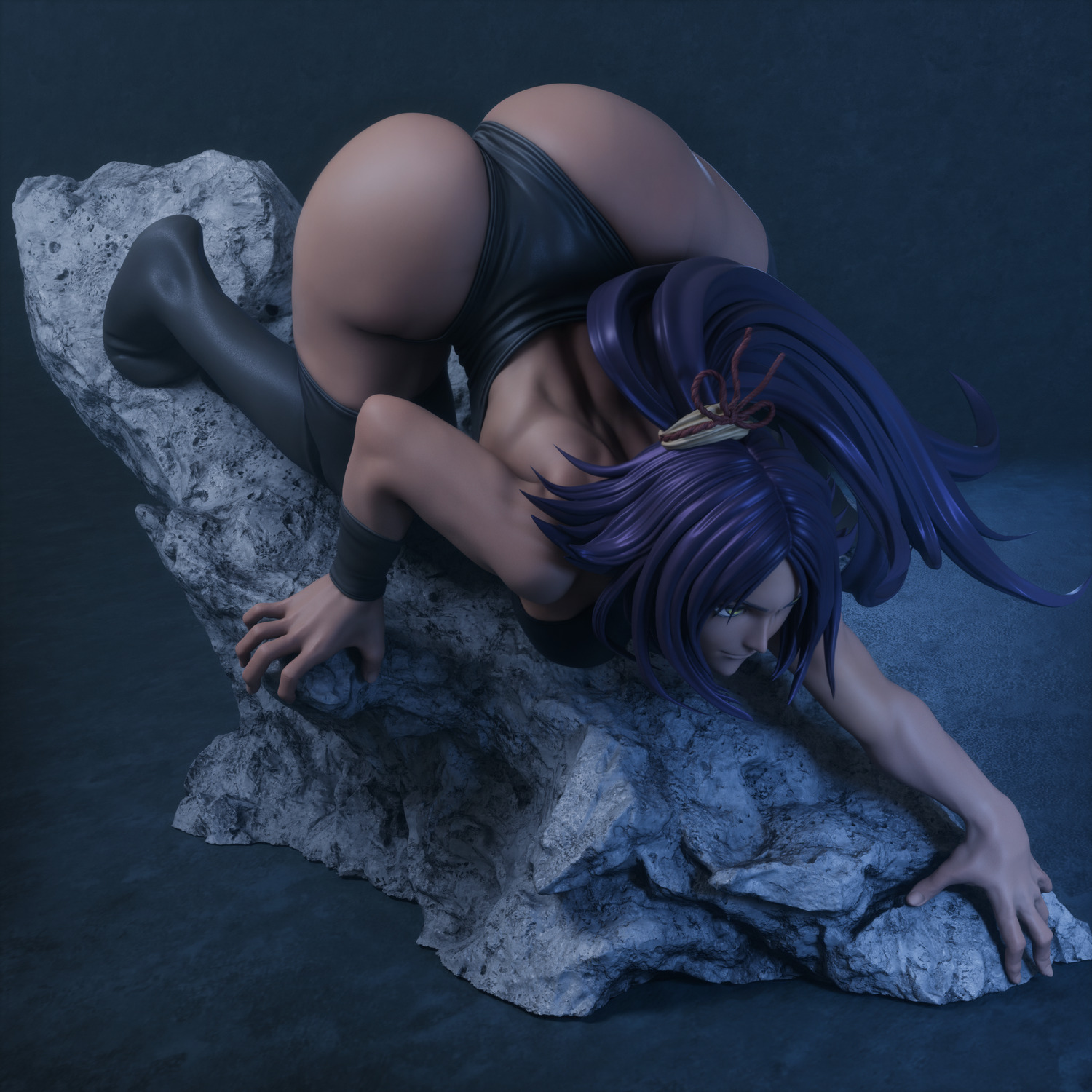 Yoruichi 3D Print 3D print model_11
