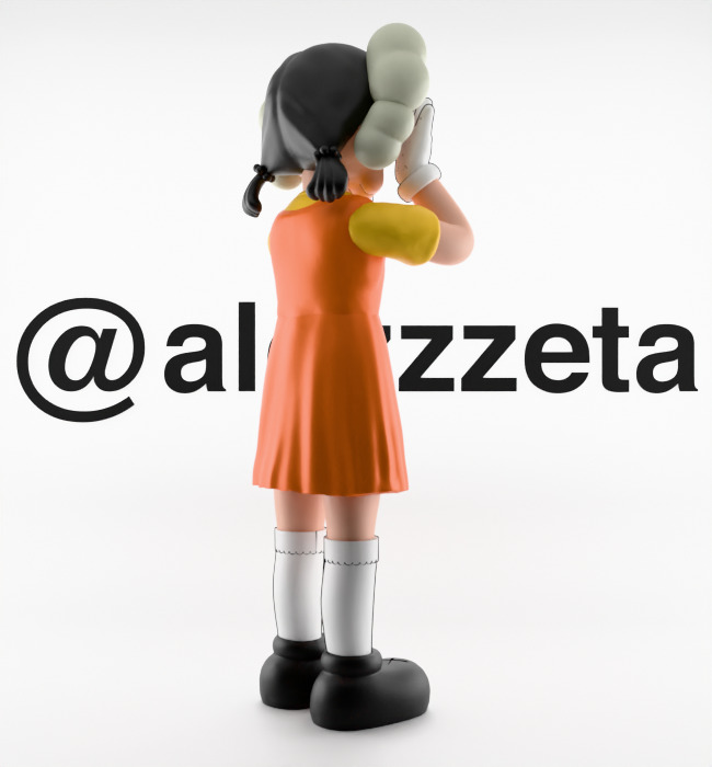 Kaws 2 YOUNG HEE Squid Game Season 2 Textured Low-poly 3D model_24