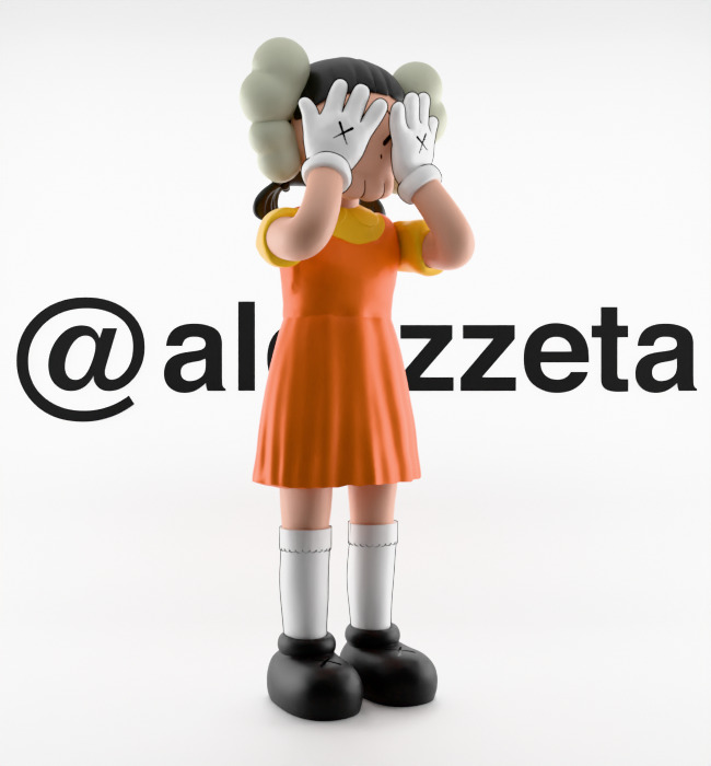 Kaws 2 YOUNG HEE Squid Game Season 2 Textured Low-poly 3D model_34