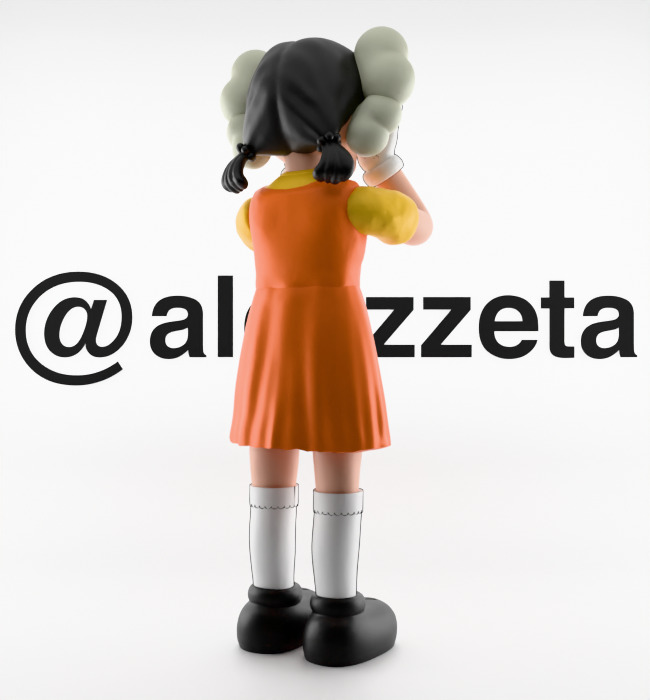 Kaws 2 YOUNG HEE Squid Game Season 2 Textured Low-poly 3D model_22