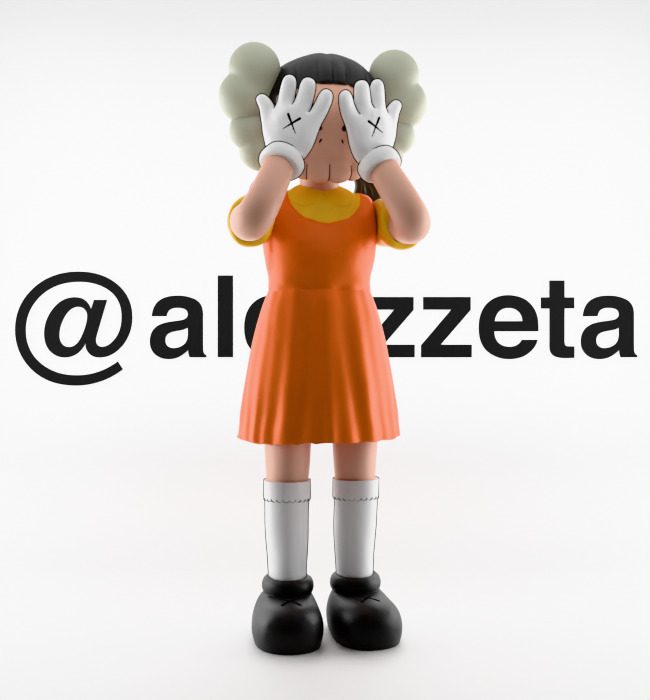 Kaws 2 YOUNG HEE Squid Game Season 2 Textured Low-poly 3D model_36