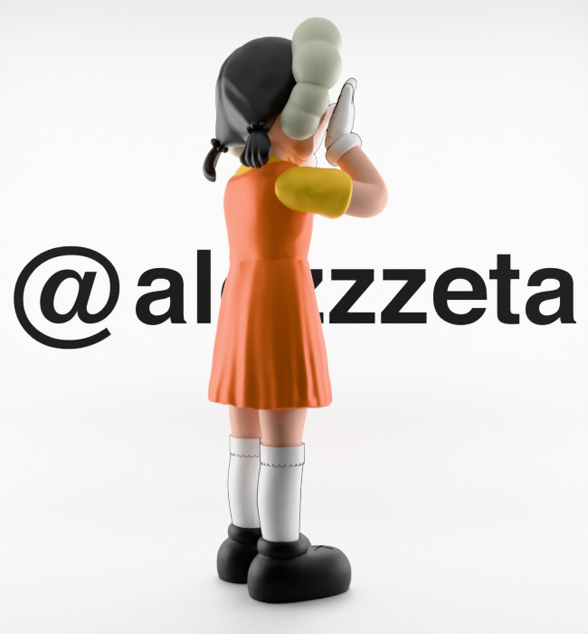 Kaws 2 YOUNG HEE Squid Game Season 2 Textured Low-poly 3D model_25