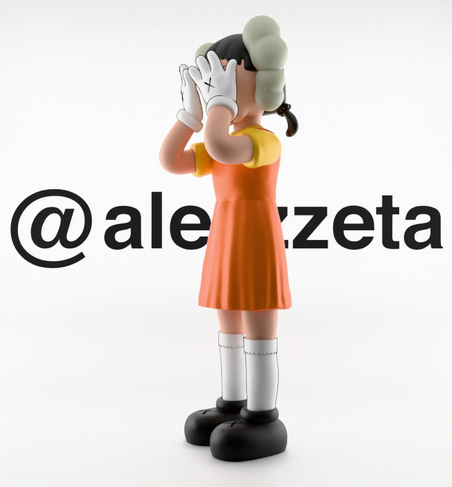 Kaws 2 YOUNG HEE Squid Game Season 2 Textured Low-poly 3D model_7