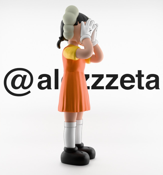 Kaws 2 YOUNG HEE Squid Game Season 2 Textured Low-poly 3D model_30