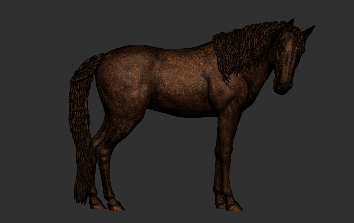 Mare Horse 3D print model_18