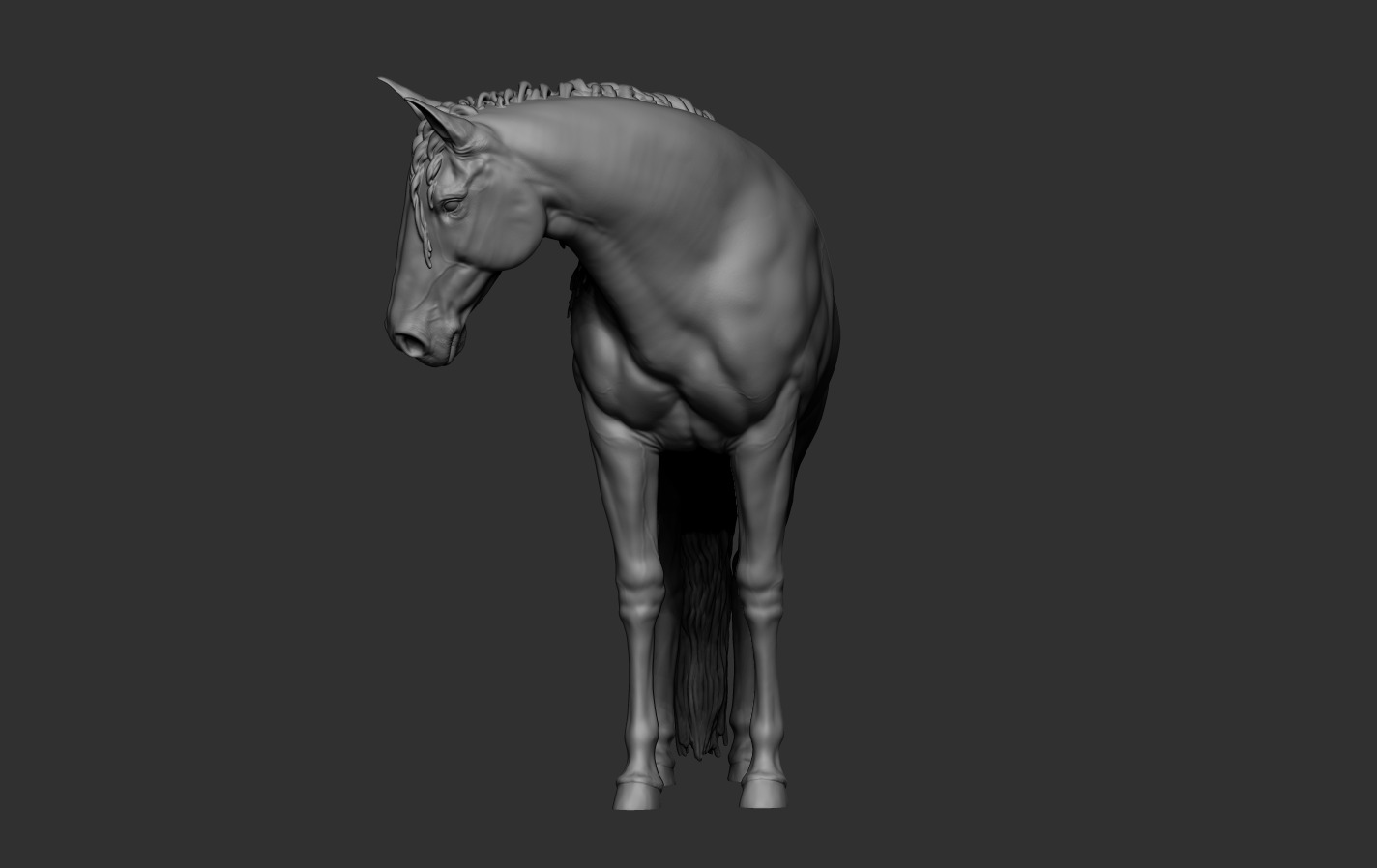 Mare Horse 3D print model_11