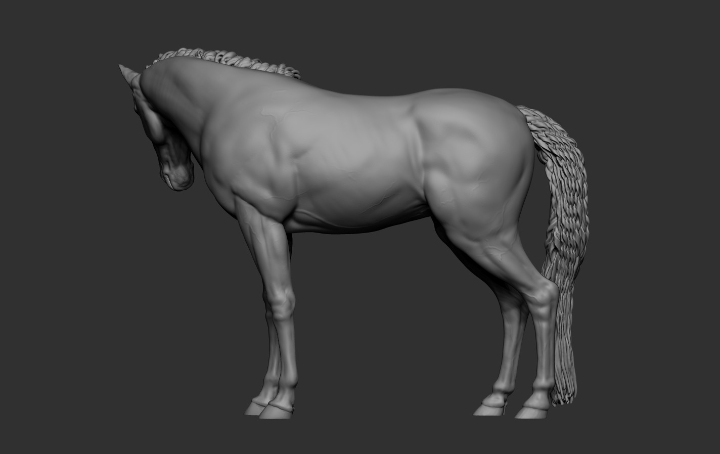 Mare Horse 3D print model_13