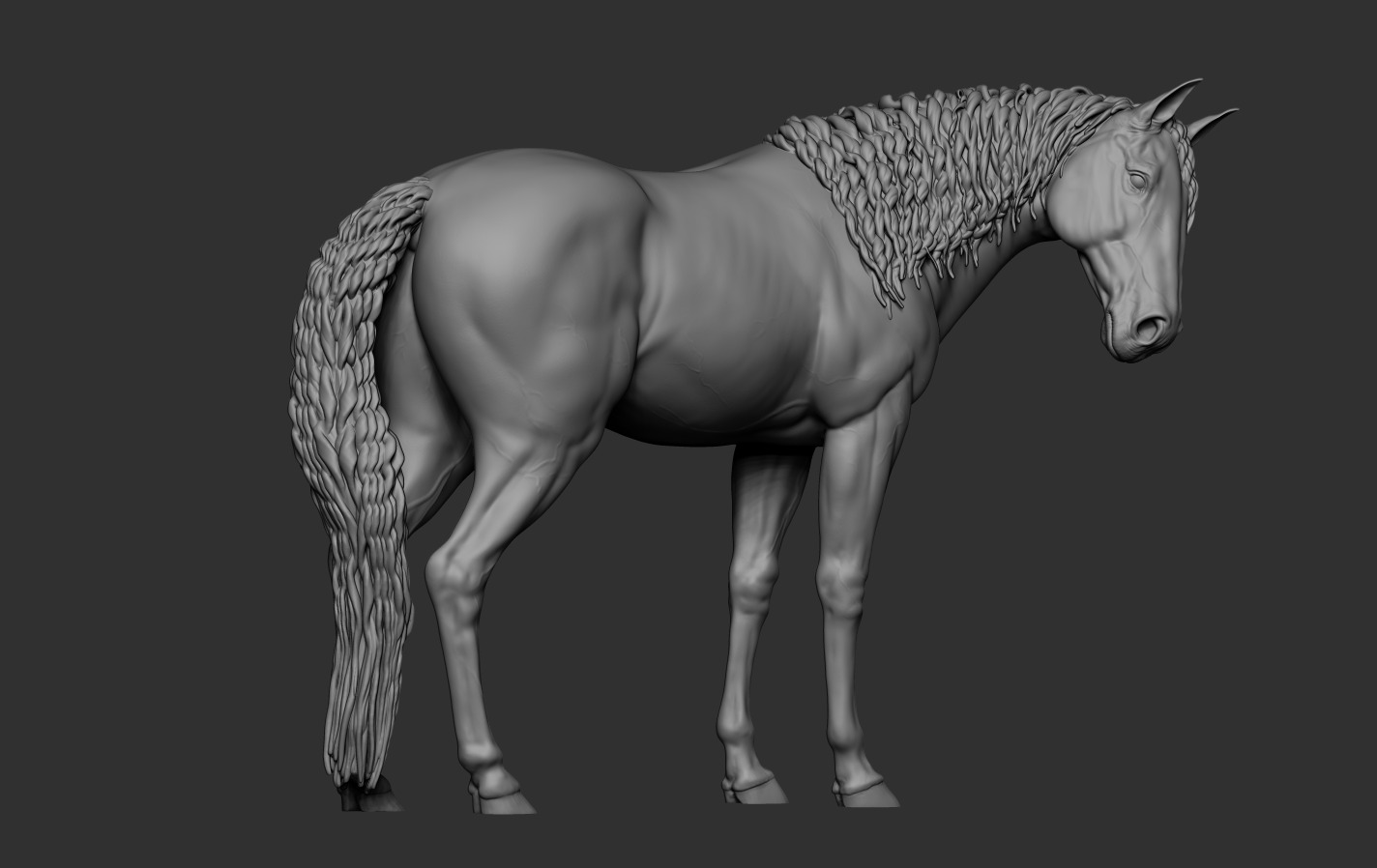 Mare Horse 3D print model_16