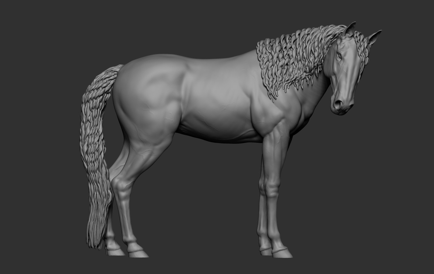 Mare Horse 3D print model_9