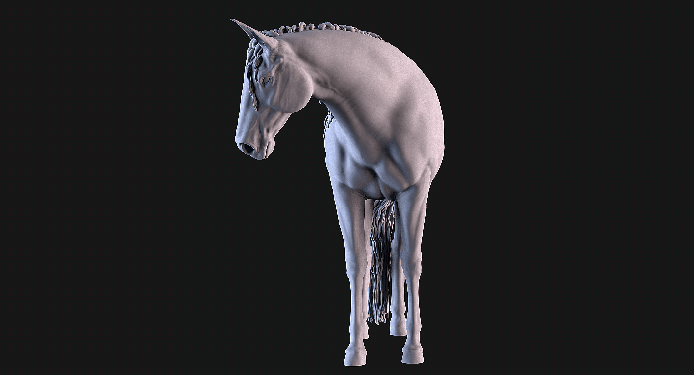 Mare Horse 3D print model_3