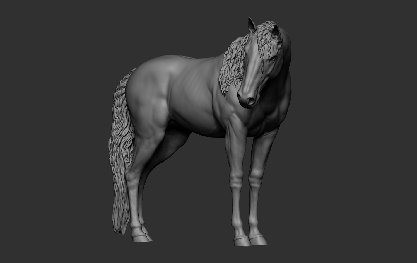 Mare Horse 3D print model_10