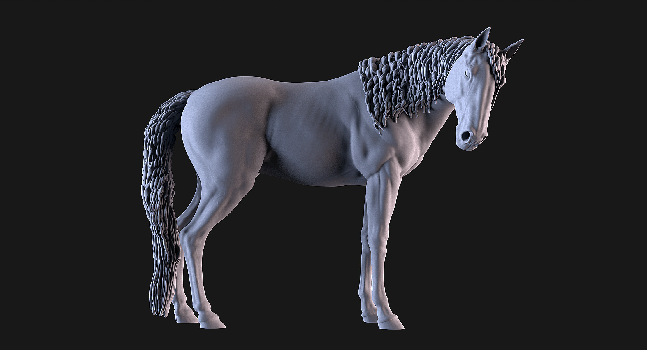 Mare Horse 3D print model_1