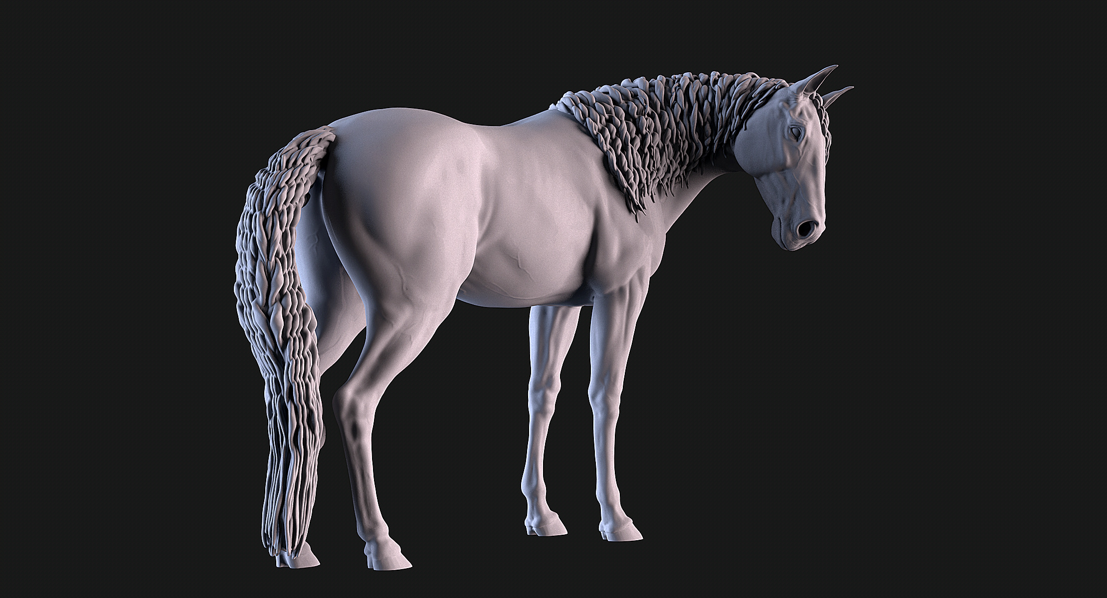 Mare Horse 3D print model_8