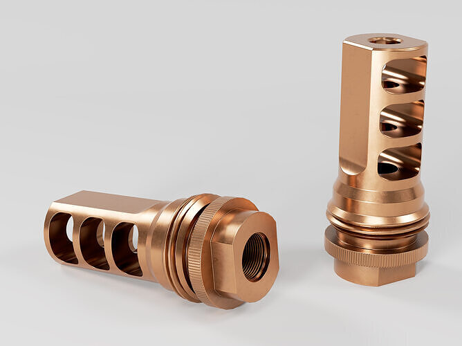 SilencerCo ASR Muzzle Brake Heat Treat