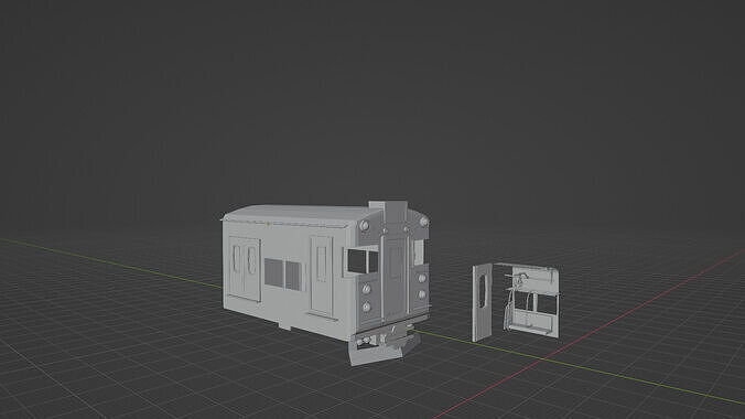 subway train Free 3D model