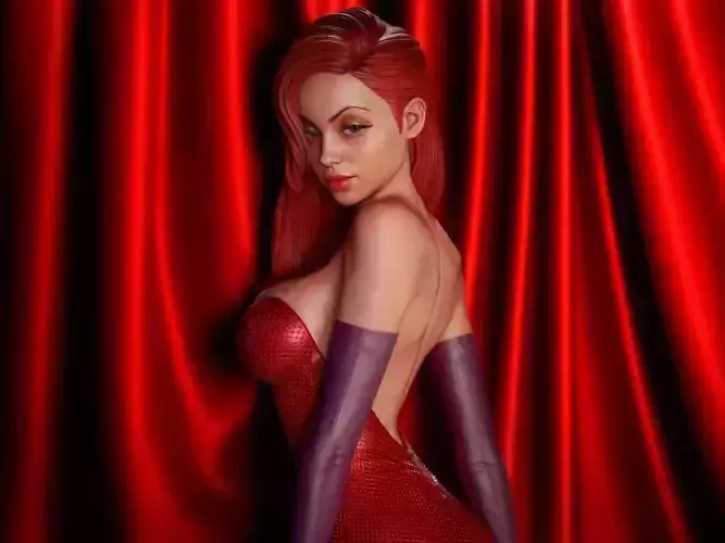 Jessica Rabbit 3D Print 3D print model