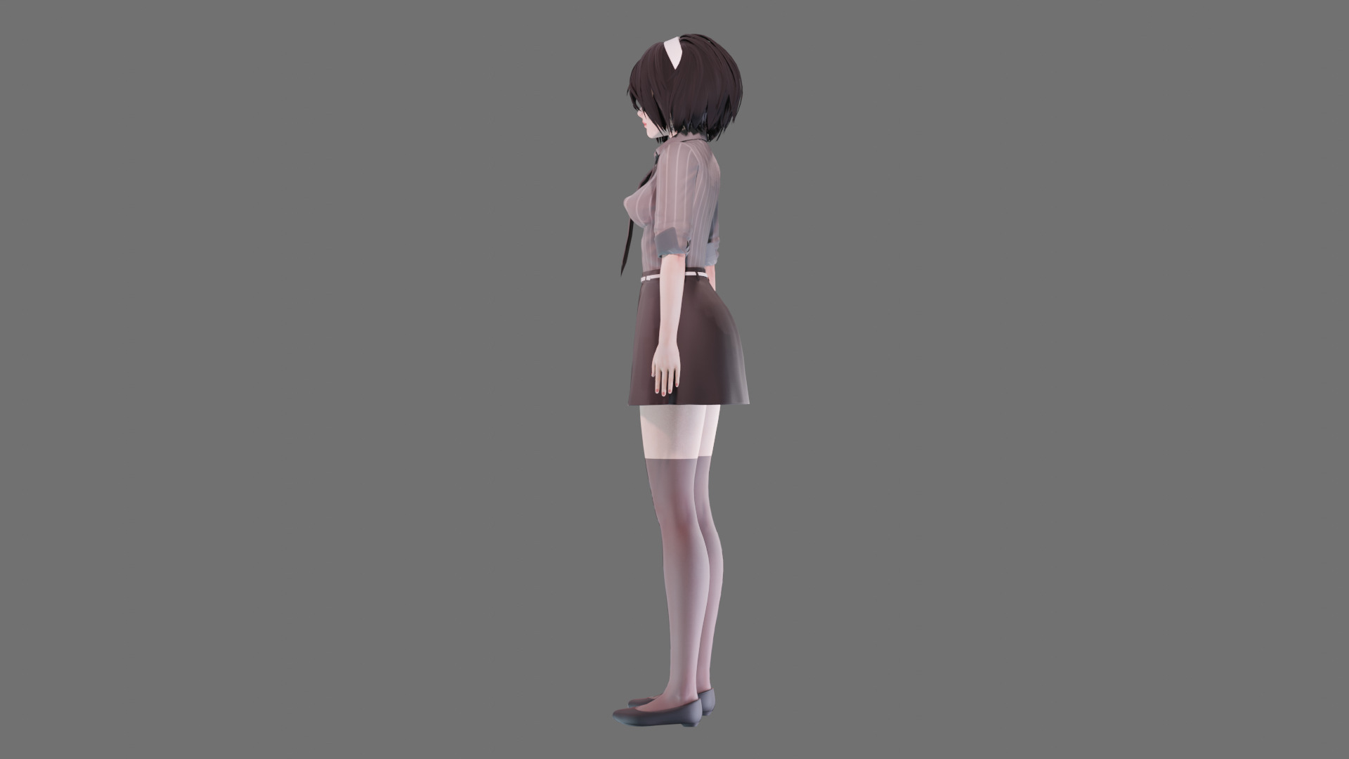 Casual clothes 0020 - Rig -Unreal - Unity - Blender - Animated Low-poly 3D model_21