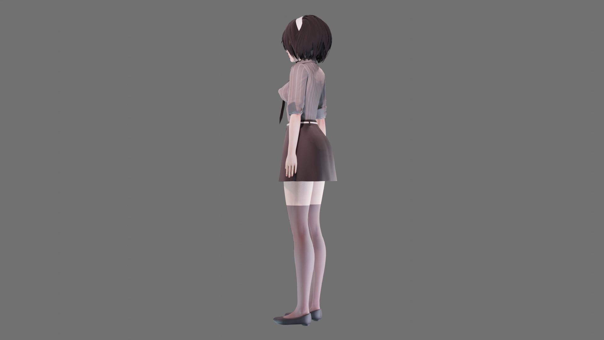 Casual clothes 0020 - Rig -Unreal - Unity - Blender - Animated Low-poly 3D model_22