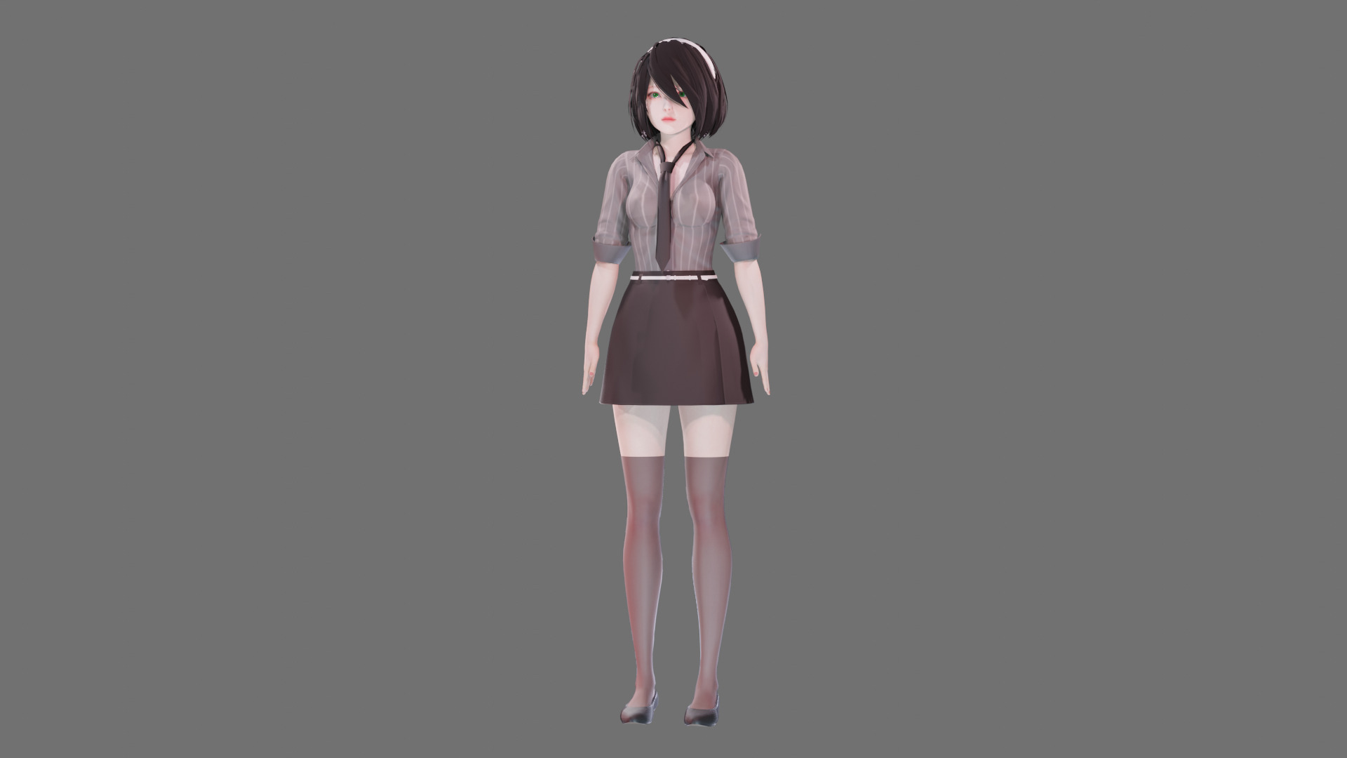 Casual clothes 0020 - Rig -Unreal - Unity - Blender - Animated Low-poly 3D model_12