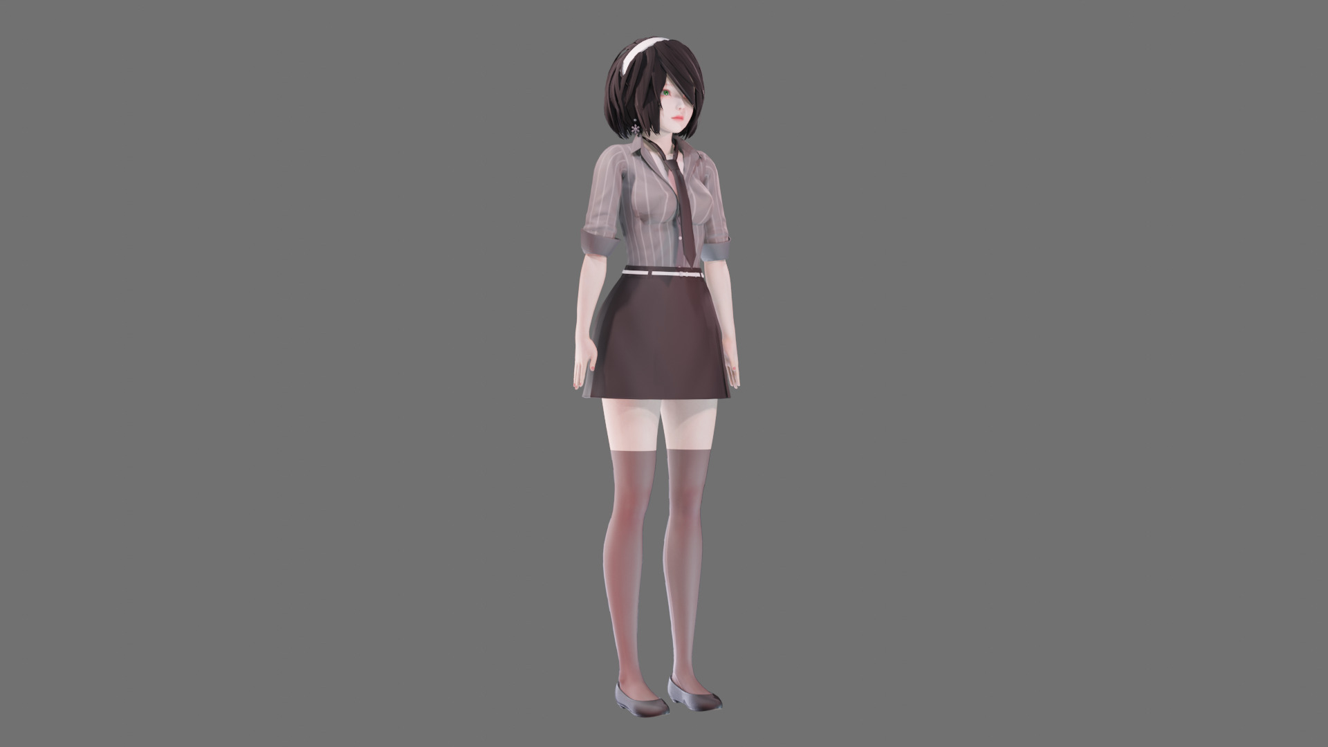 Casual clothes 0020 - Rig -Unreal - Unity - Blender - Animated Low-poly 3D model_43