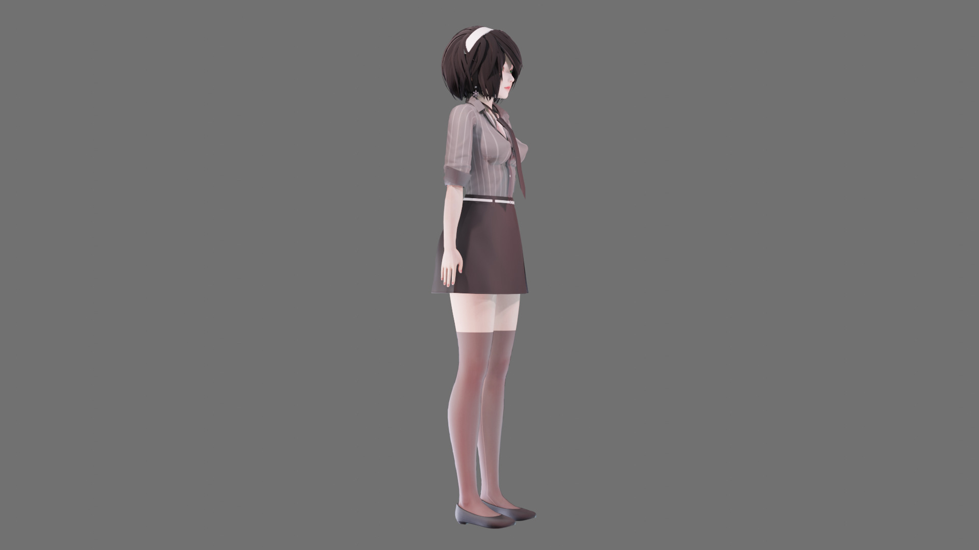 Casual clothes 0020 - Rig -Unreal - Unity - Blender - Animated Low-poly 3D model_40