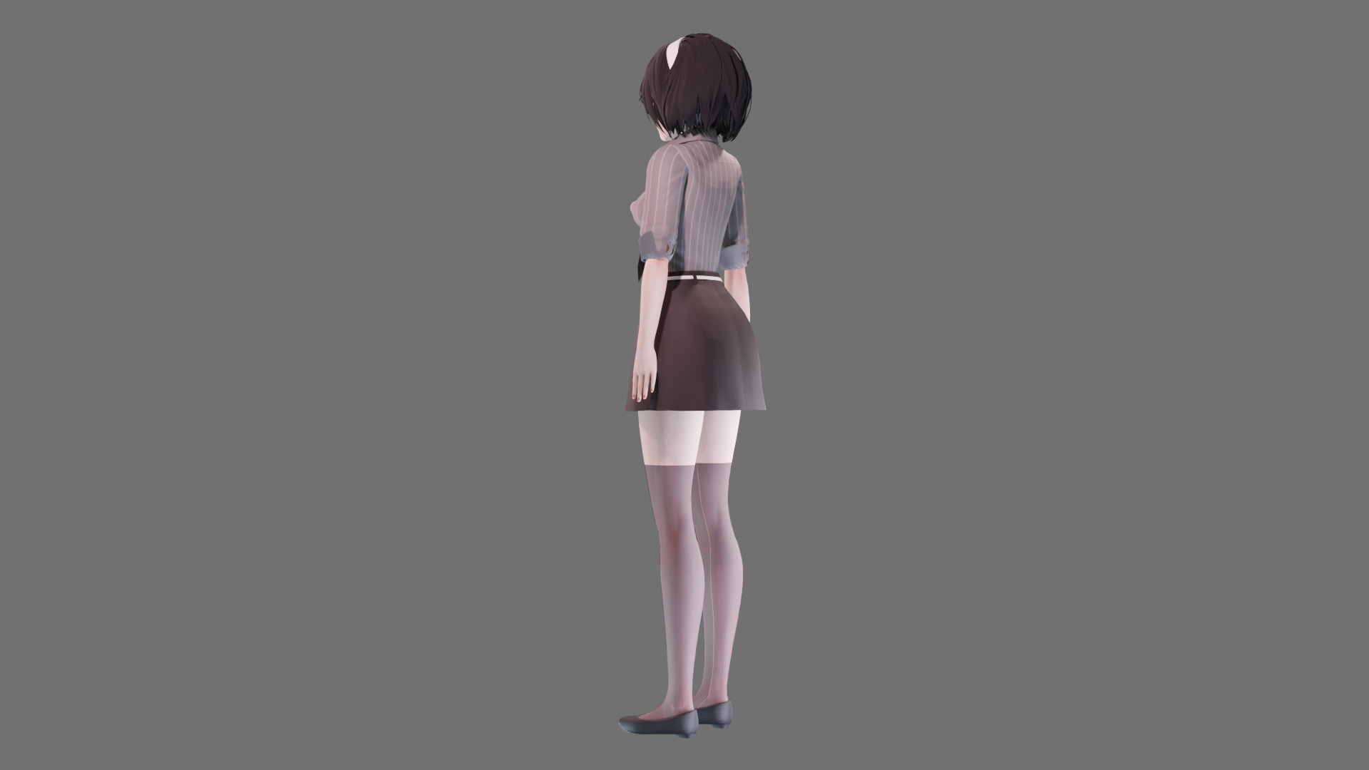 Casual clothes 0020 - Rig -Unreal - Unity - Blender - Animated Low-poly 3D model_23