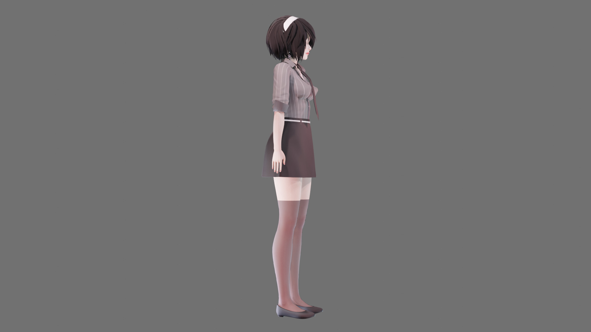 Casual clothes 0020 - Rig -Unreal - Unity - Blender - Animated Low-poly 3D model_39