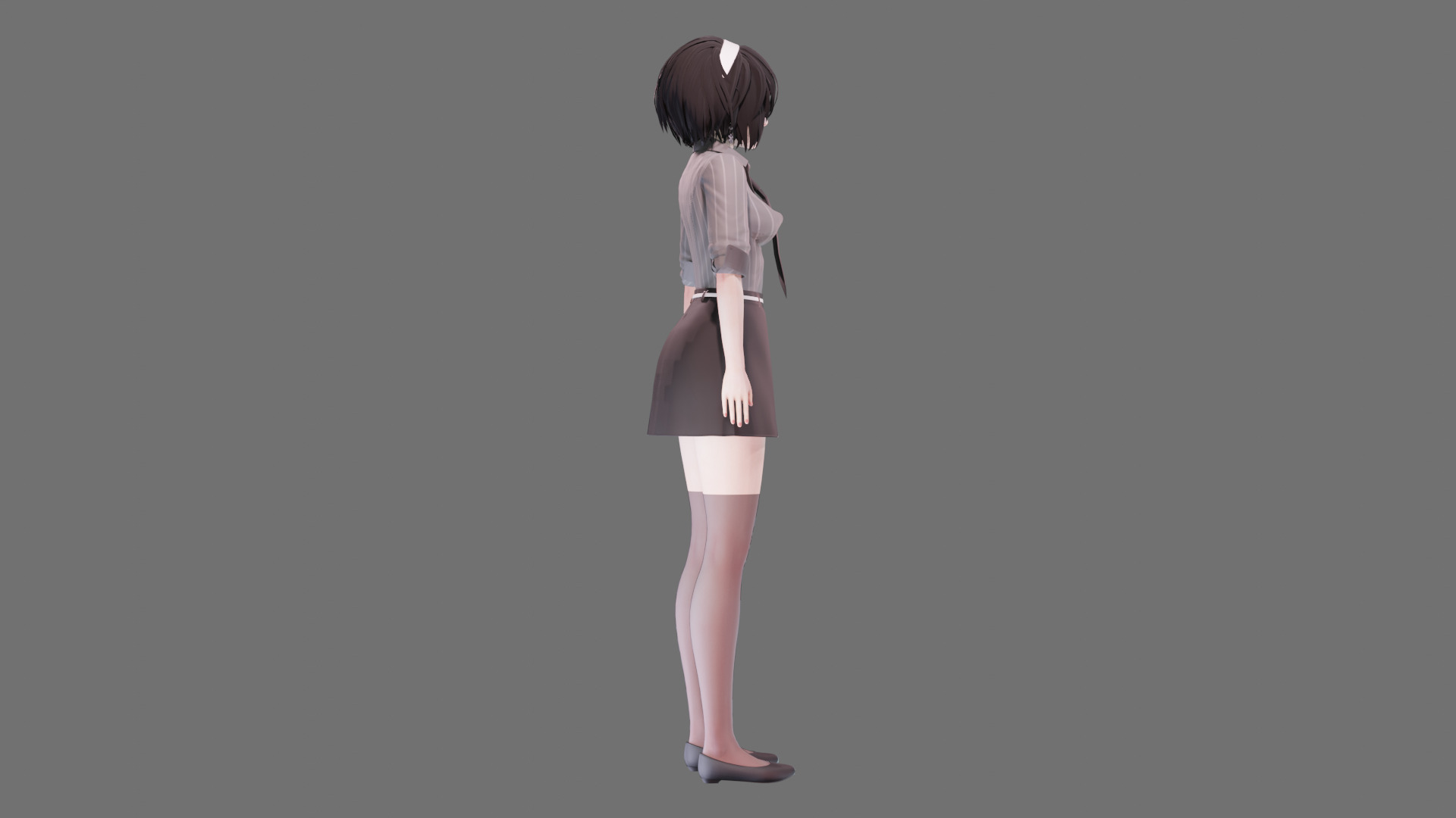 Casual clothes 0020 - Rig -Unreal - Unity - Blender - Animated Low-poly 3D model_36