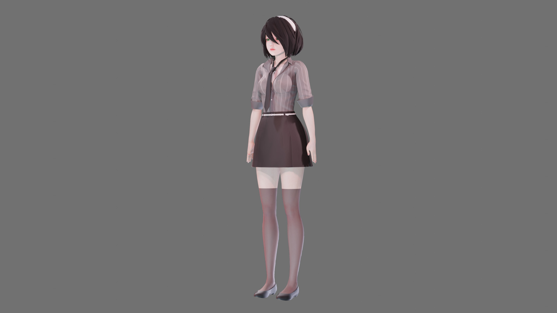 Casual clothes 0020 - Rig -Unreal - Unity - Blender - Animated Low-poly 3D model_14