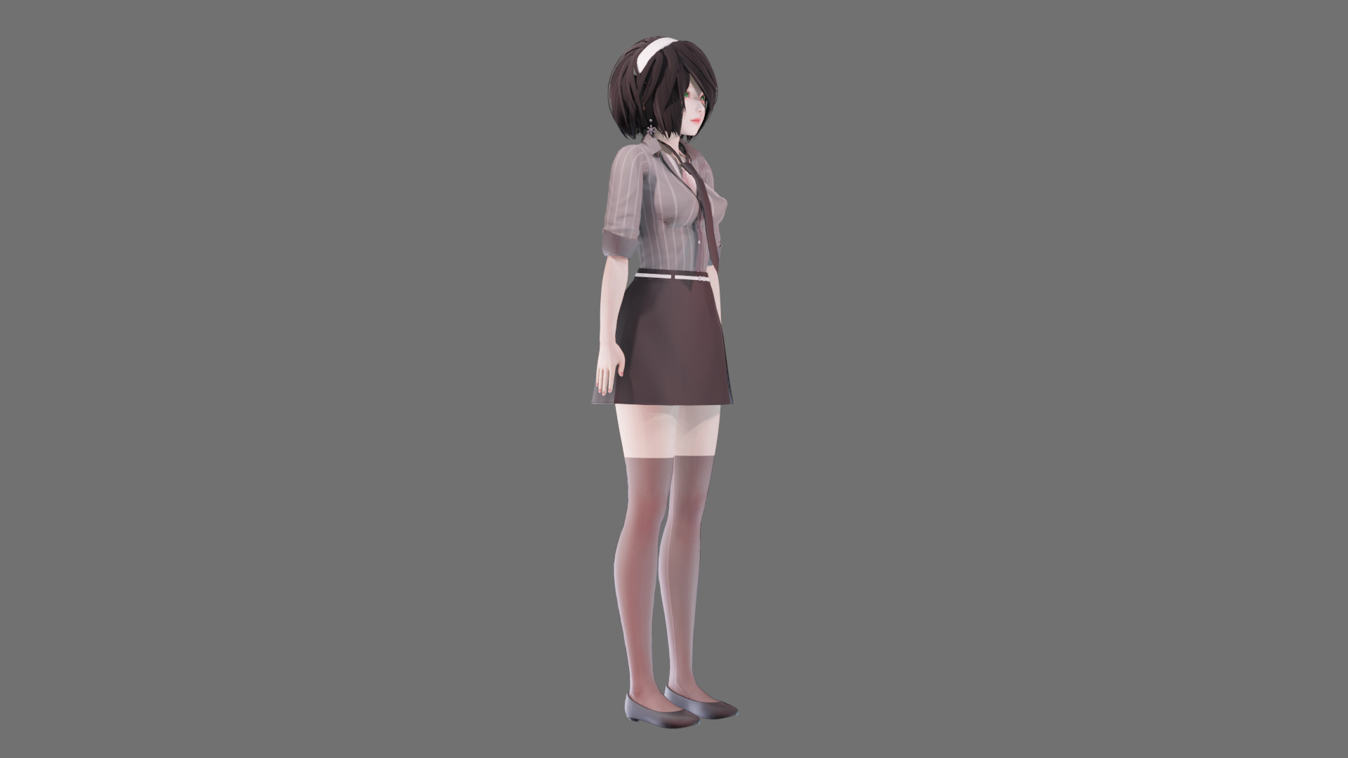 Casual clothes 0020 - Rig -Unreal - Unity - Blender - Animated Low-poly 3D model_41