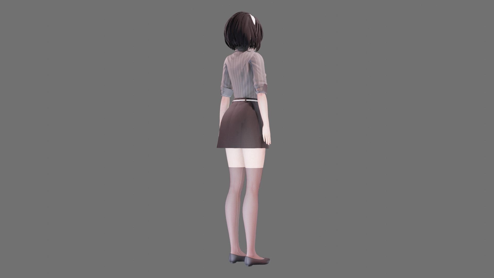 Casual clothes 0020 - Rig -Unreal - Unity - Blender - Animated Low-poly 3D model_33