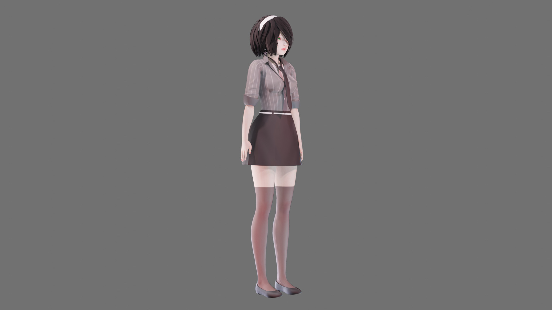 Casual clothes 0020 - Rig -Unreal - Unity - Blender - Animated Low-poly 3D model_42