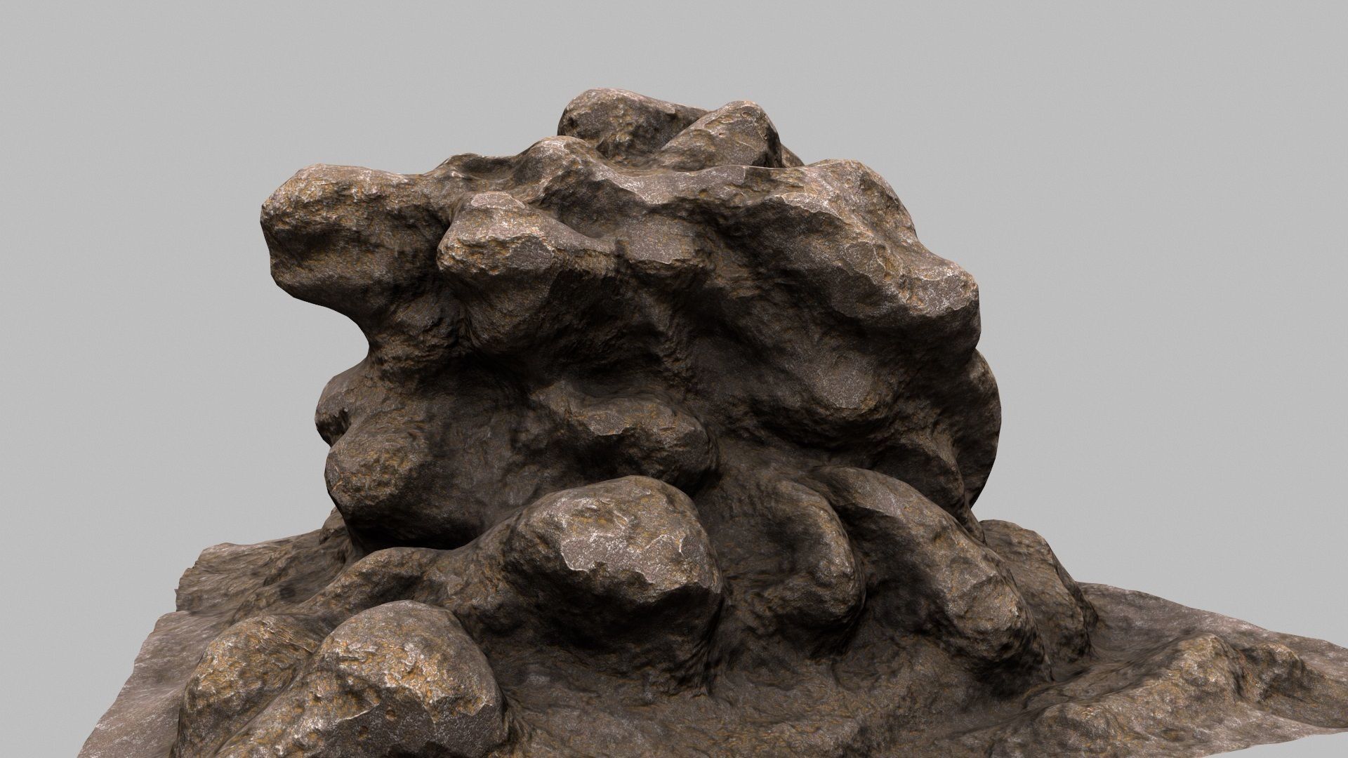 Rock Mount 3D model_3