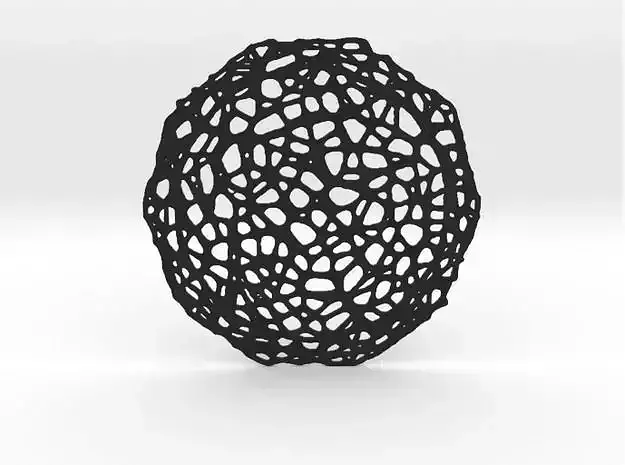 Drink coaster - Voronoi No VII 3D print model