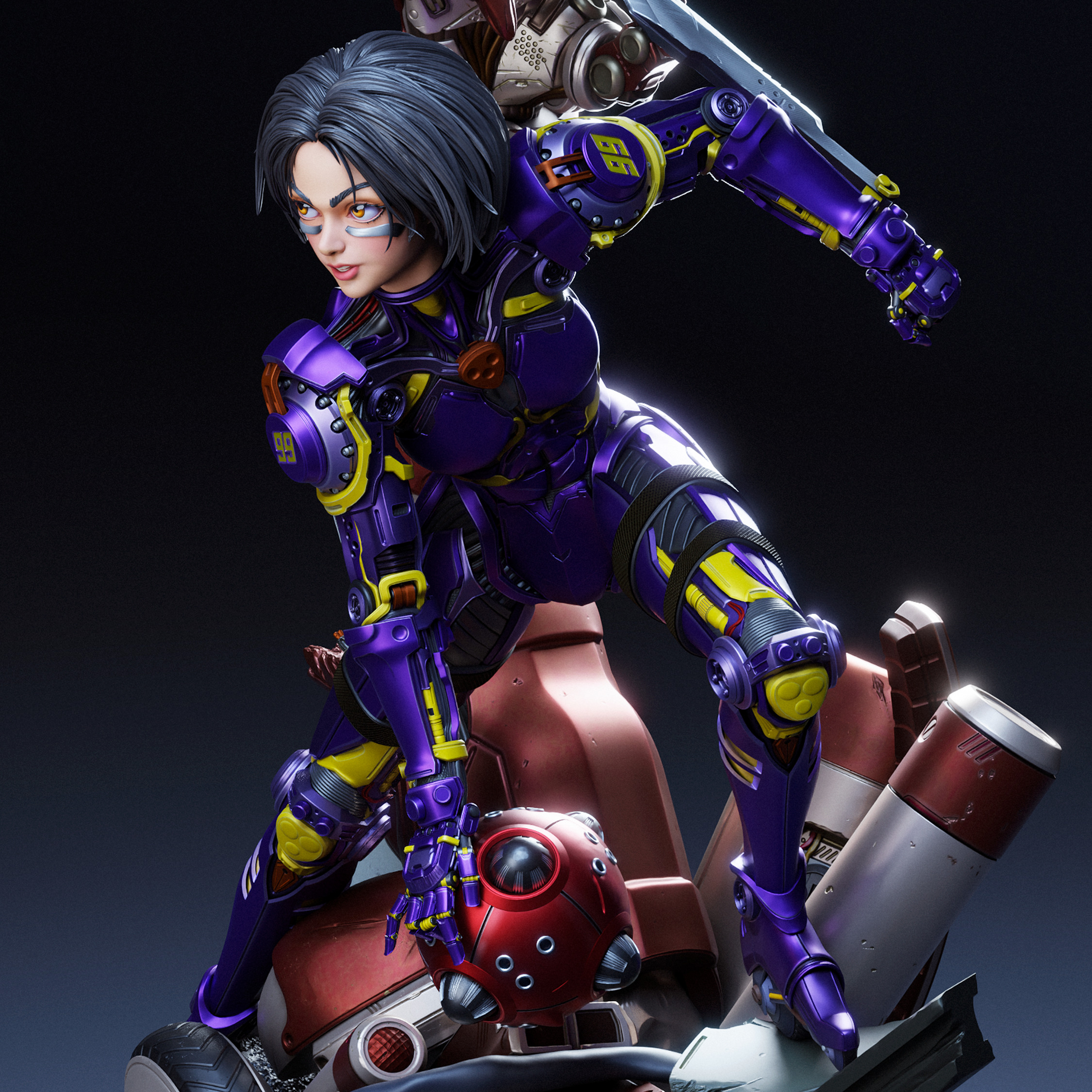 Alita 3D Print 3D print model_5
