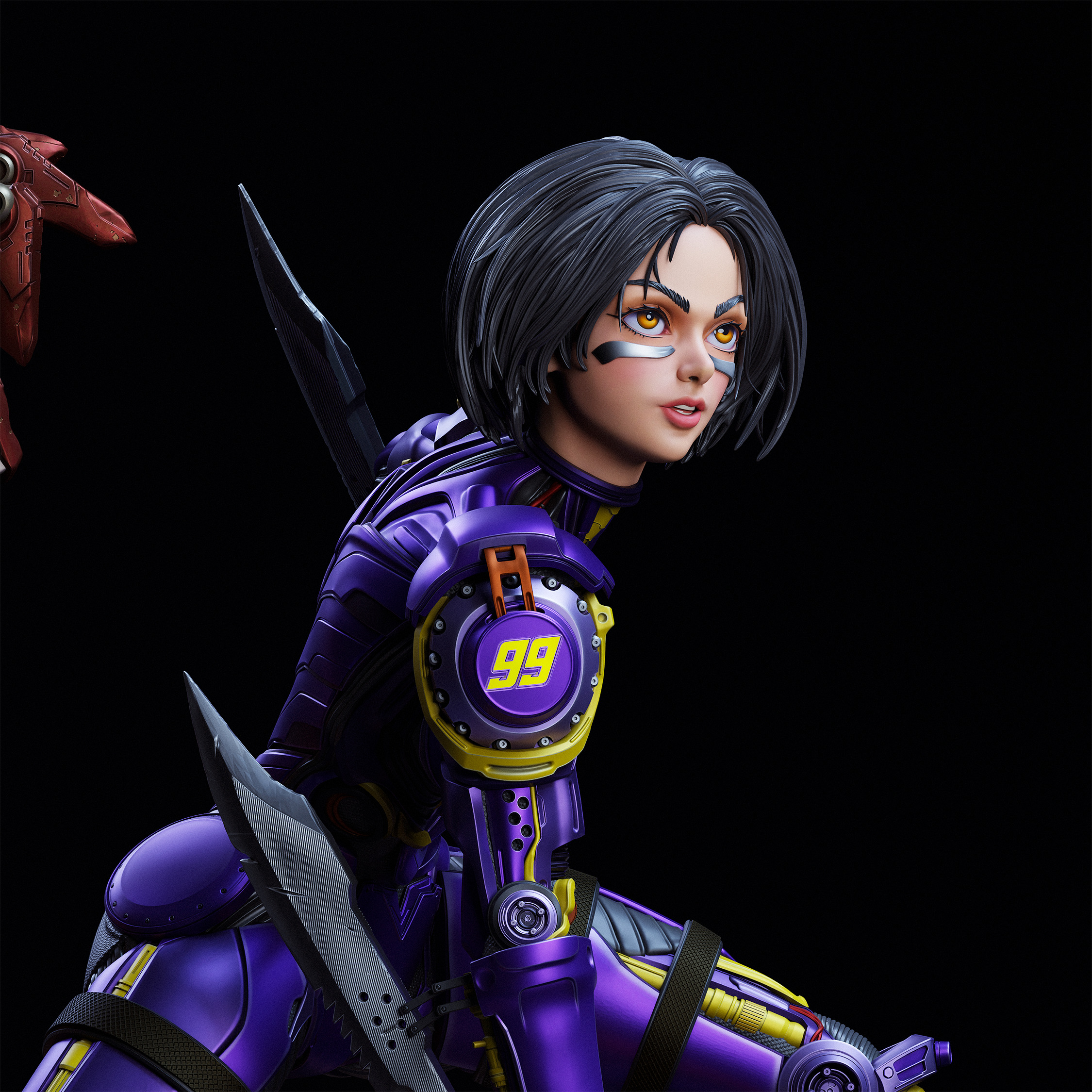 Alita 3D Print 3D print model_2