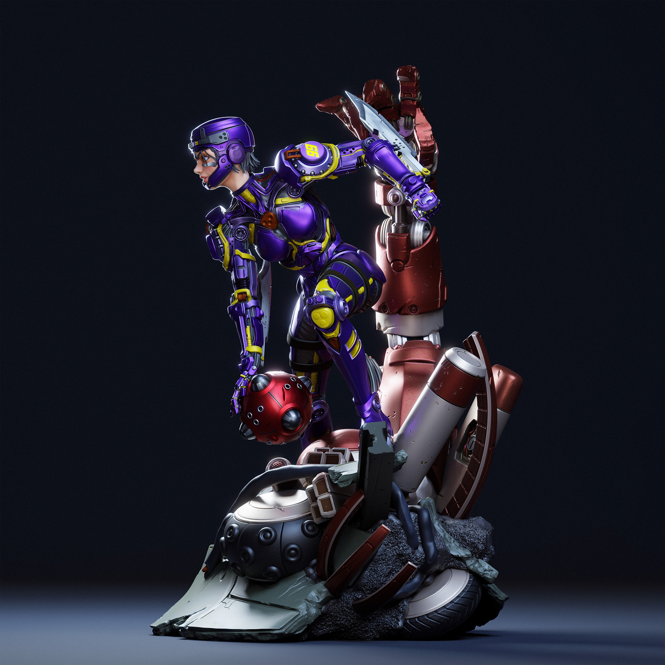 Alita 3D Print 3D print model_17