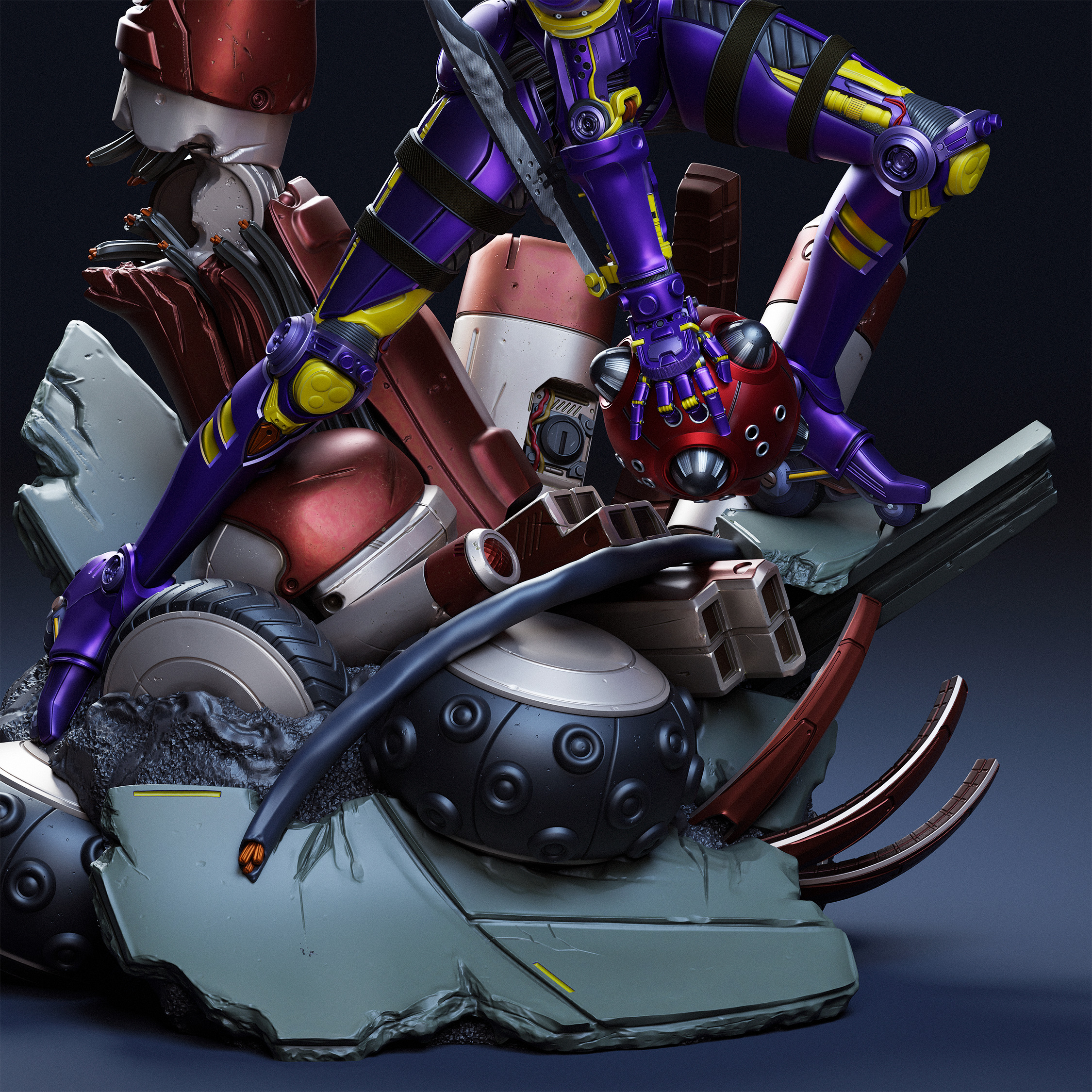 Alita 3D Print 3D print model_1