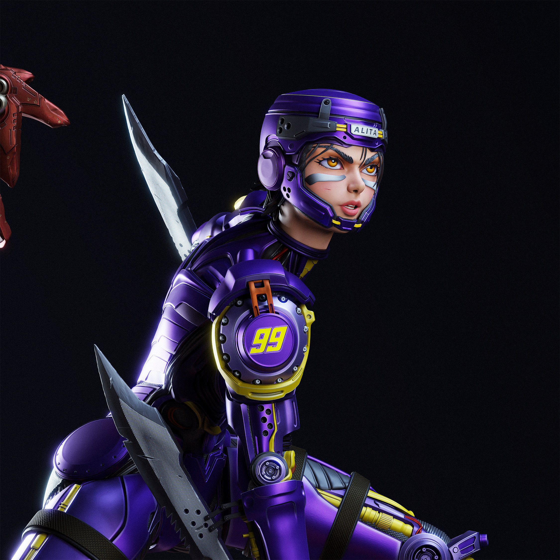 Alita 3D Print 3D print model_22