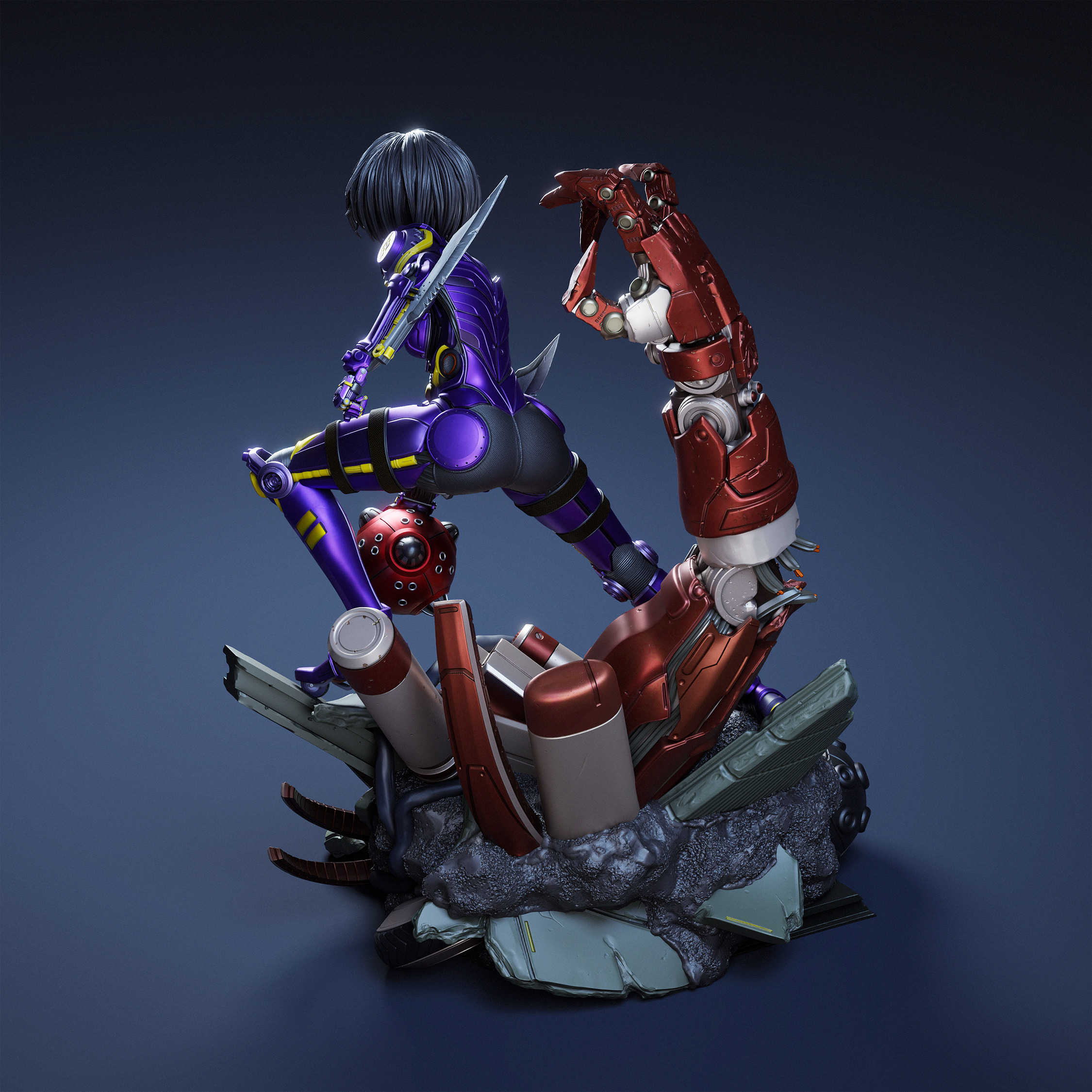 Alita 3D Print 3D print model_15