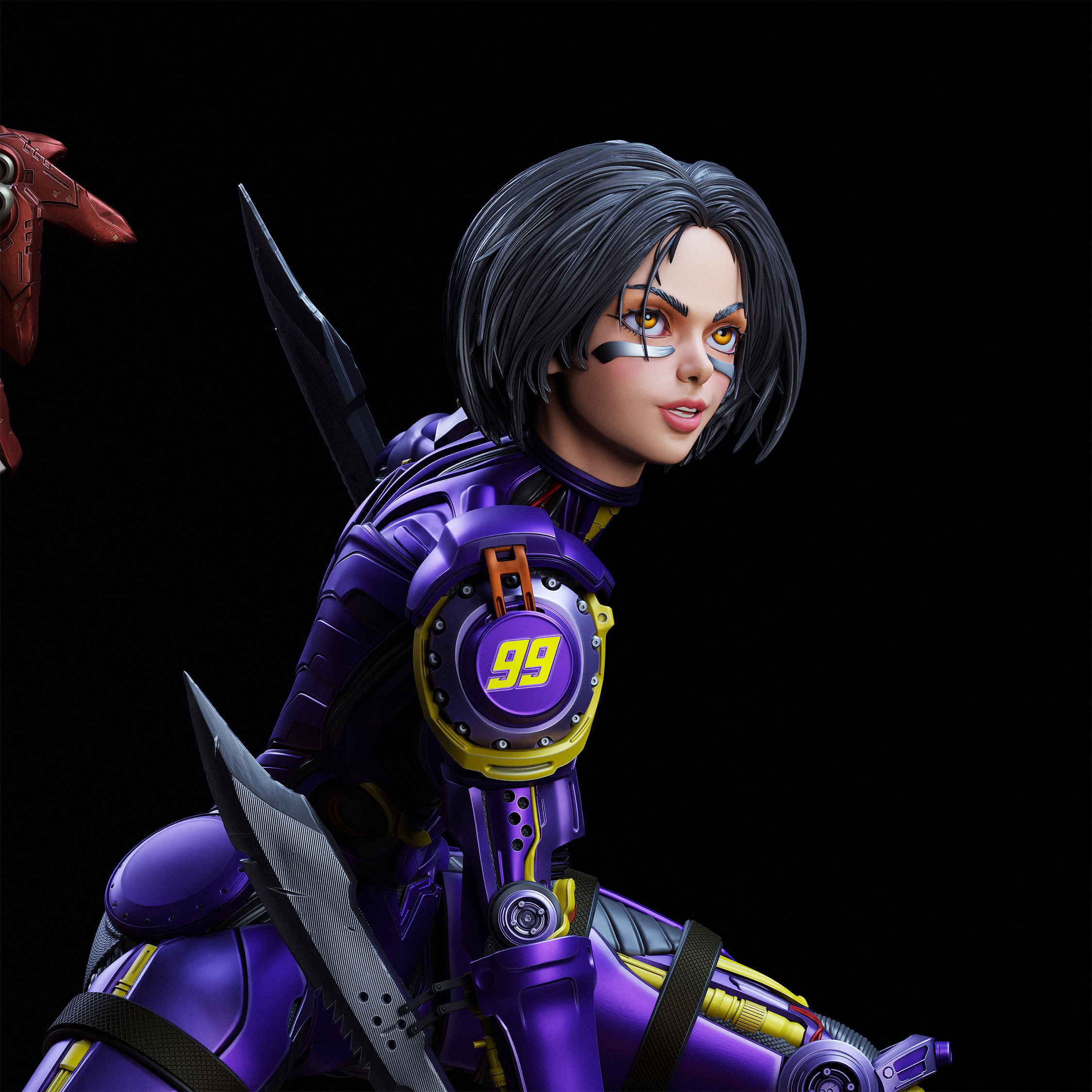Alita 3D Print 3D print model_21