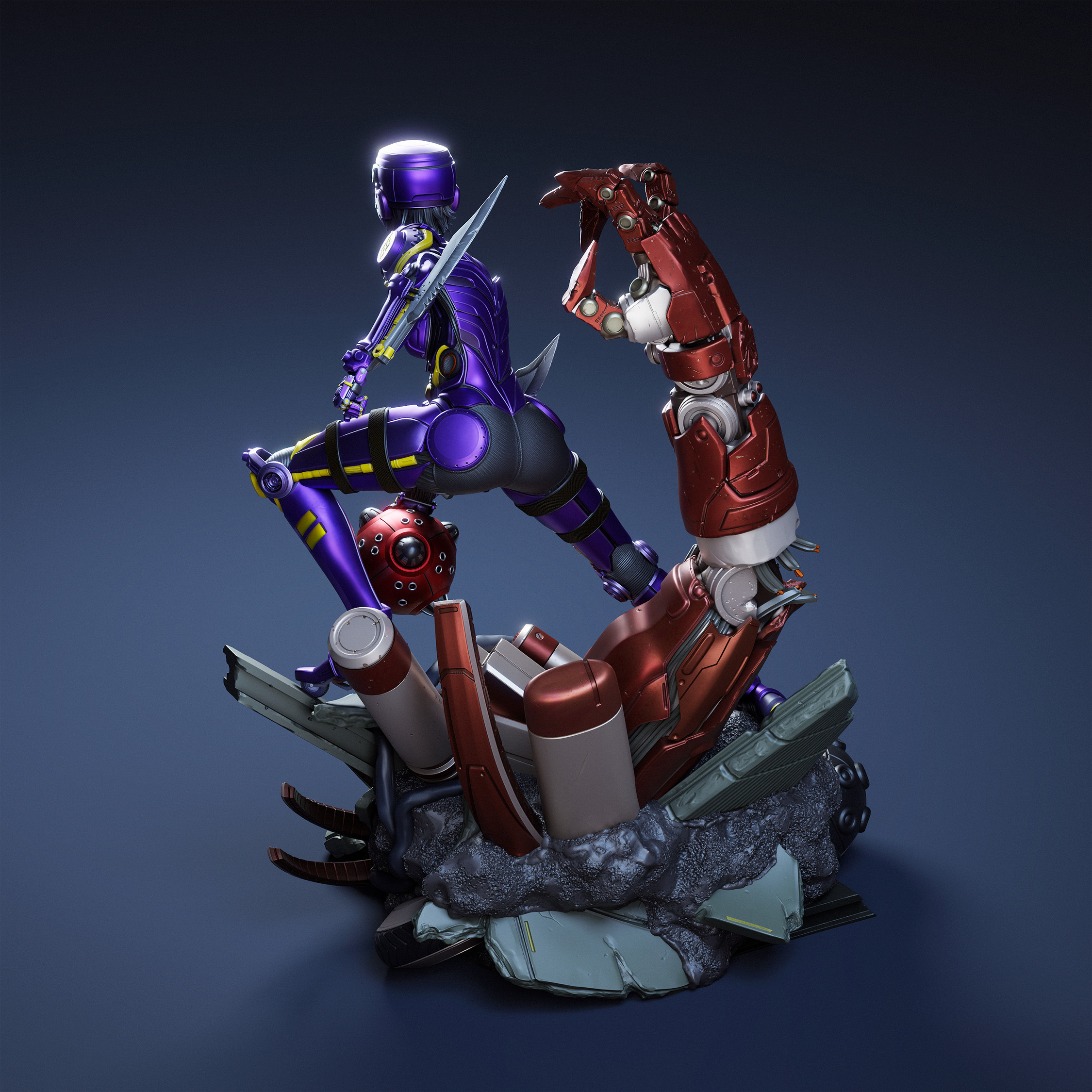 Alita 3D Print 3D print model_16