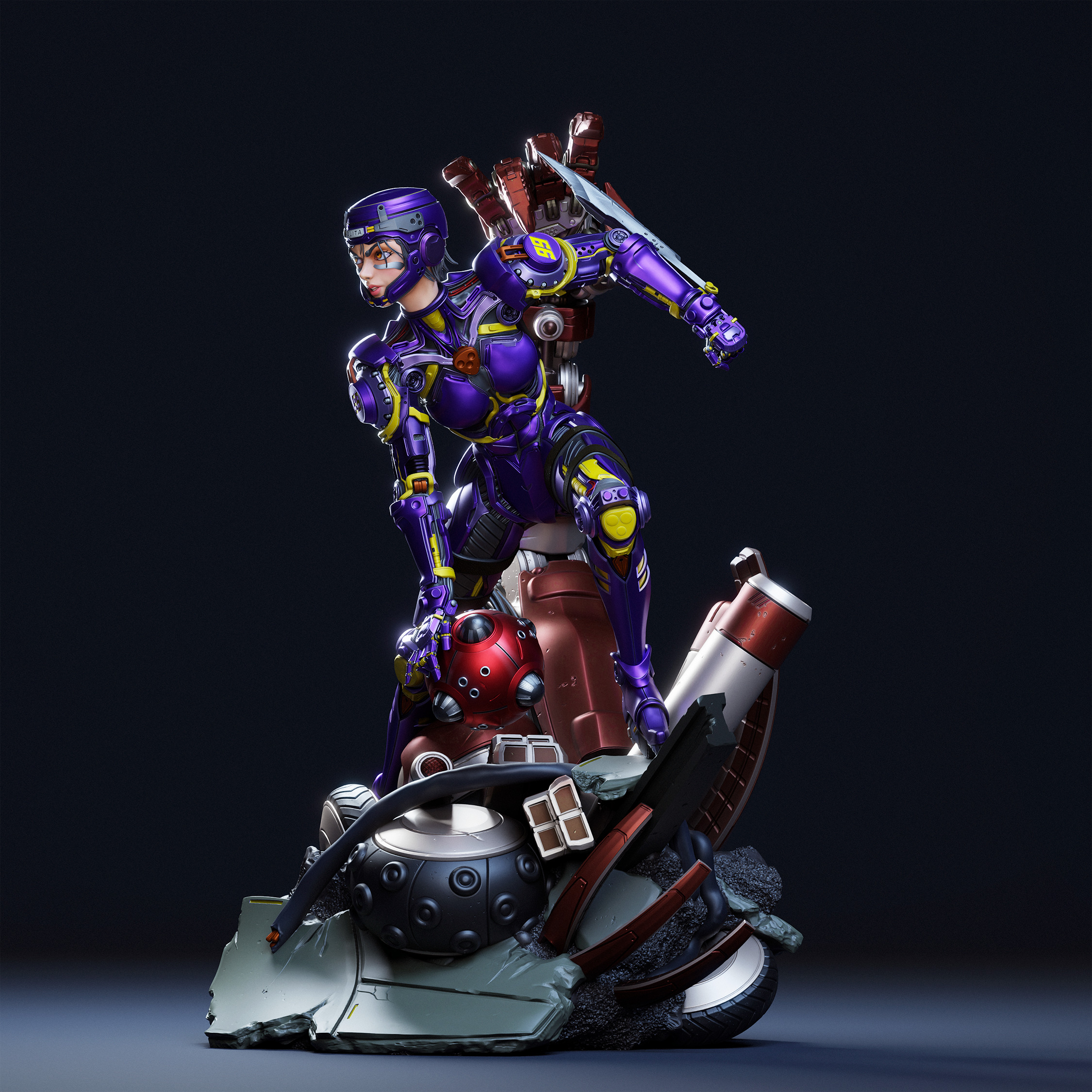 Alita 3D Print 3D print model_18