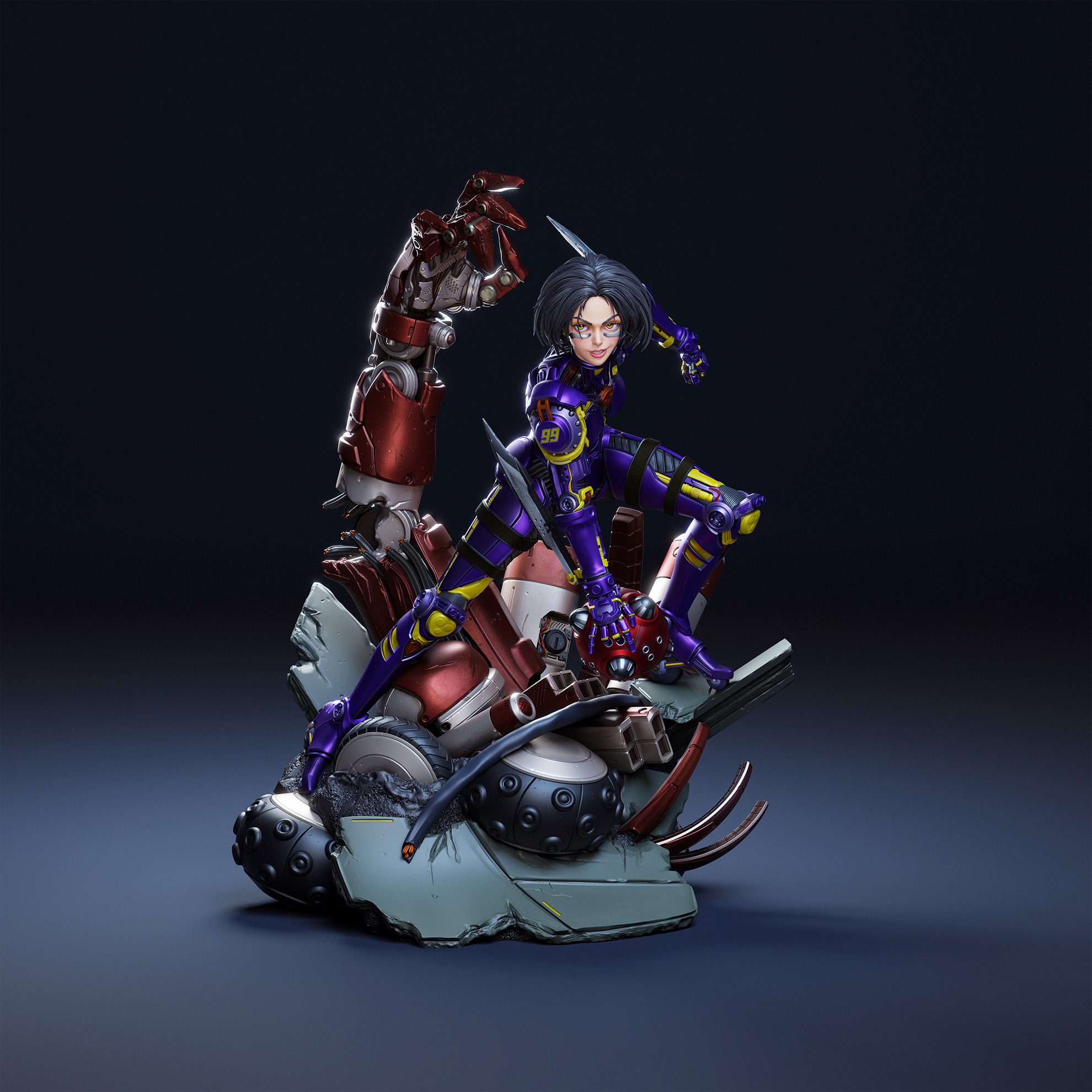 Alita 3D Print 3D print model_19