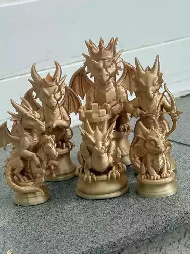 Dragon Chess by Printito 3D print model