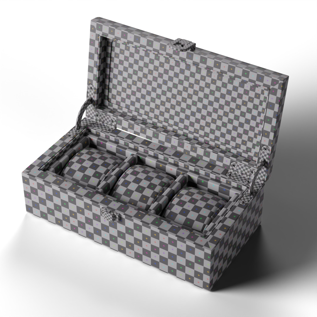 Luxury Watch Box 3D model_3