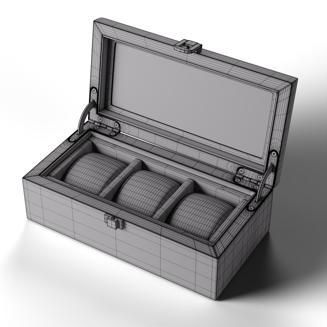 Luxury Watch Box 3D model_4
