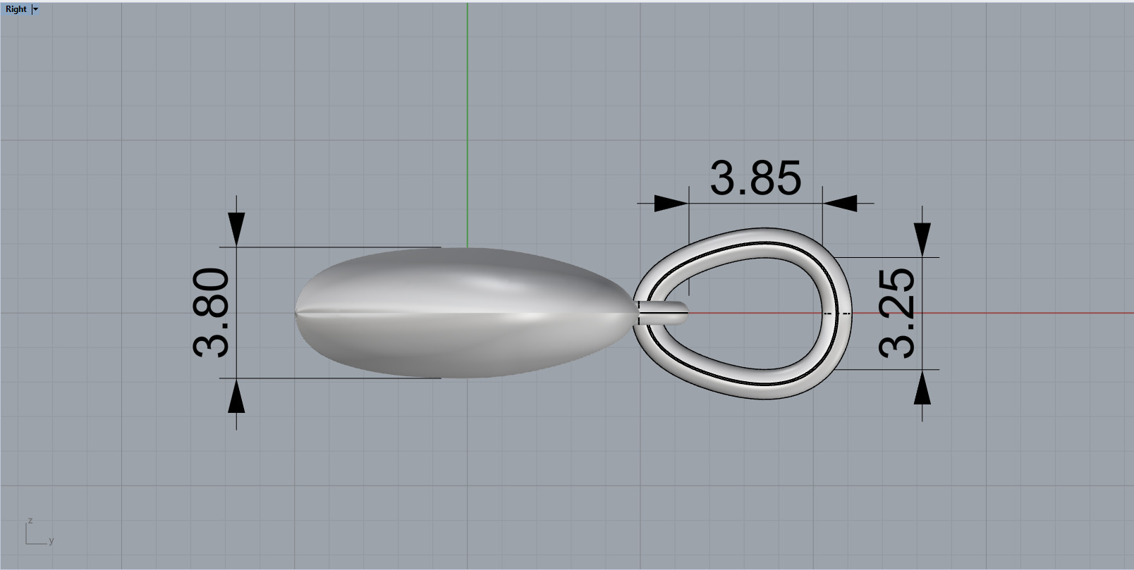 Heart pendant model 1160 3D print model_7