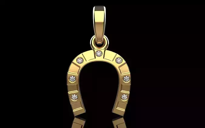 Horseshoe pendant model 1161